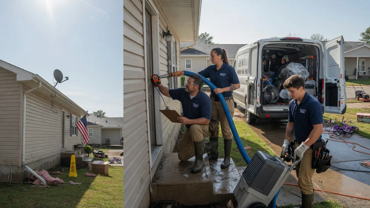 Ceiling Water Damage Restoration in Amsterdam, OH near me